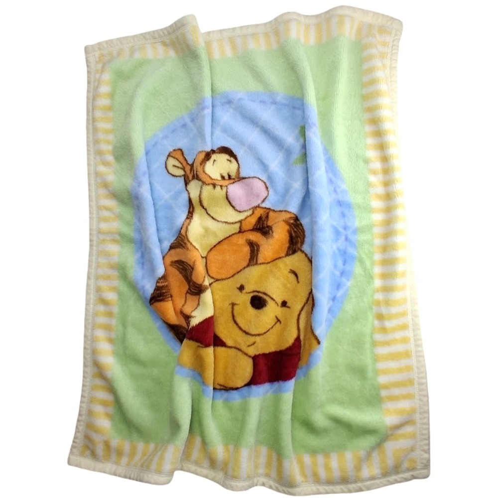 Kidsline Winnie The Pooh‎ Tigger Disney Baby Blanket Soft Fleece Unisex 35x36